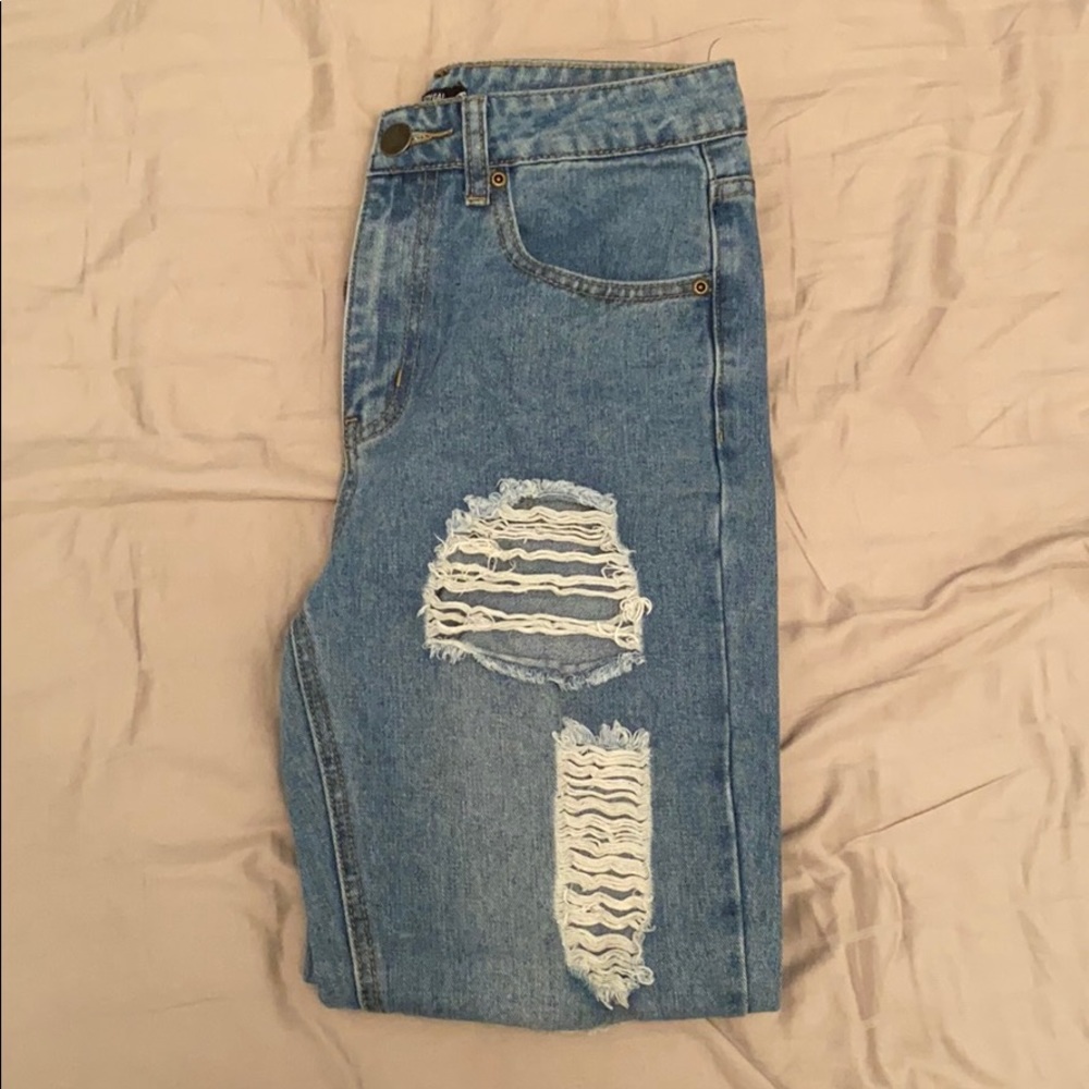 Nasty gal boyfriend jean size 4